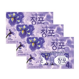 Iris Soap 90G x 12 Face Wash Face Wash Soap Large Capacity / 창포비누 90G x12개 세안 세수비누 대용량