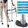 Gulfmew 4 Pcs Medical Products Walker Glide Skis Feet Covers