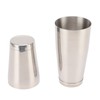304 Stainless Steel Cocktail Shaker 2 Section Bartending Mixer Bar