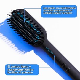 Neuro by Paul Mitchell Cepillo Térmico Alisador Sleek Smoothing, Múltiples Ajustes de Calor para Desenredar y Alisar en un Solo Paso