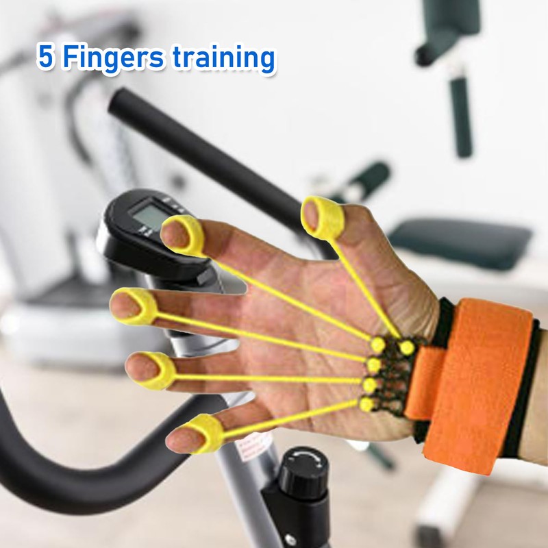 Finger Strengthener Improve Flexibility Hand Grip Strength Trainer with 5