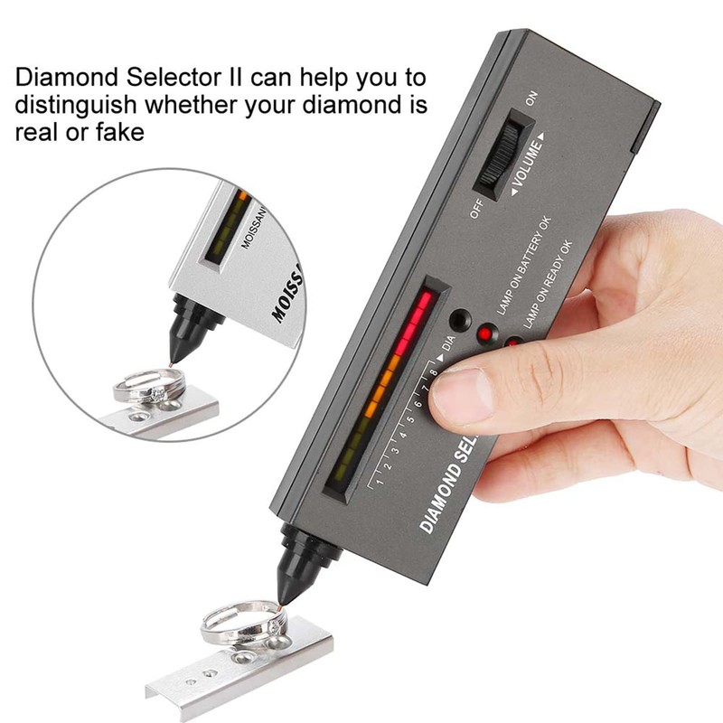Diamond Tester, Practical Jewelry Diamond Selector II, Moissanite Tester, Portable