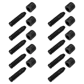 cyclingcolors 10x Furniture Connectors Plastic Guide Pin Connecting Pins for Tables Extending Tables, Black