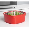 Sistema 1102 Insulated Food Boxes, Red/Transparent, 2.4 L