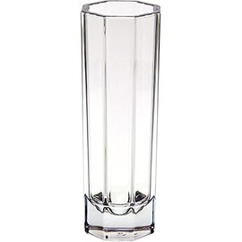 FOYER 2300182 Unbreakable Flower Base Interior Polycarbonate, Single Vase, H 7.1 inches (18 cm), Width 2.4 inches (6 cm)