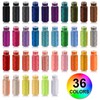 Eoehro 72pcs Sewing Thread Kit, 36 Colors, 400 Yards per
