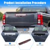 HIRUFAIT Tailgate Handle Cover Trim for Mitsubishi Triton & L200
