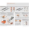 Bundle - 18" BLUM TANDEM Drawer Slides with BLUMOTION. Includes
