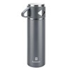Vacuum Insulated Flask 700ml/23.6oz Stainless Steel Thermo Bottle with Cup