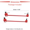 X AUTOHAUX 2 Pcs Front Sway Bar Links Stabilizer Link