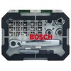 Bosch 26pc. Screwdriver Bit and Ratchet Set (PH-, PZ-, Hex-,