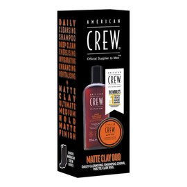 American Crew Matte Clay & Daily Shampoo With Bonus Socks Pack