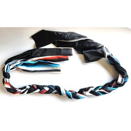 MedTouch Braid-in Horse Tail Bag Durable Long with Drawstring Top (Multicolor)