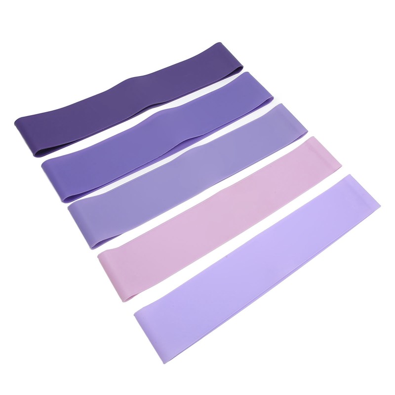 5pcs Resistance Band Set Home Yoga Fitness Silicone Stretch Workout