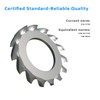 M12 Serrated Washers (Pack of 50) Galvanised Alloy Steel A2