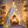 Rechargeable Star String Lights Battery Operated with 8 Modes, 17FT