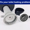 4-Pack Toilet Fill Valve Seal Washers – Compatible with Fluidmaster