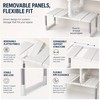 Adjustable Under Sink Storage Rack for Kitchen & Bathroom –