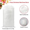 5.6oz Christmas Fake Snow, Fluffy Artificial Snow for Crafts, Indoor