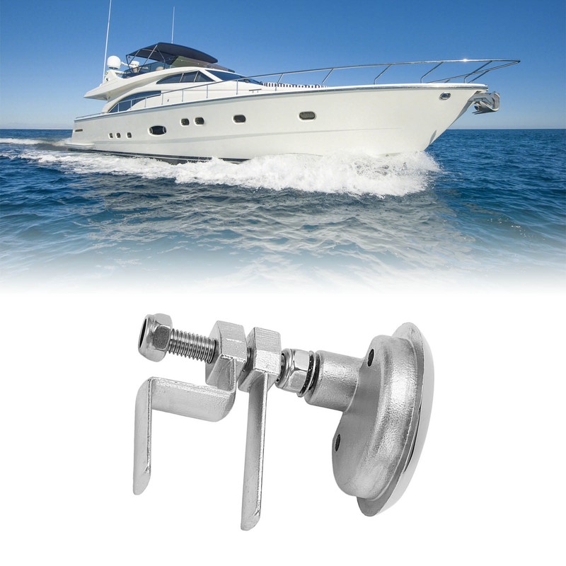 Stainless Steel Marine Deck Floor Lock Highly Polishing Yacht Boat