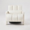 INMOZATA Modern Accent Chair with Pillow Cute Upholstered Reading Leisure