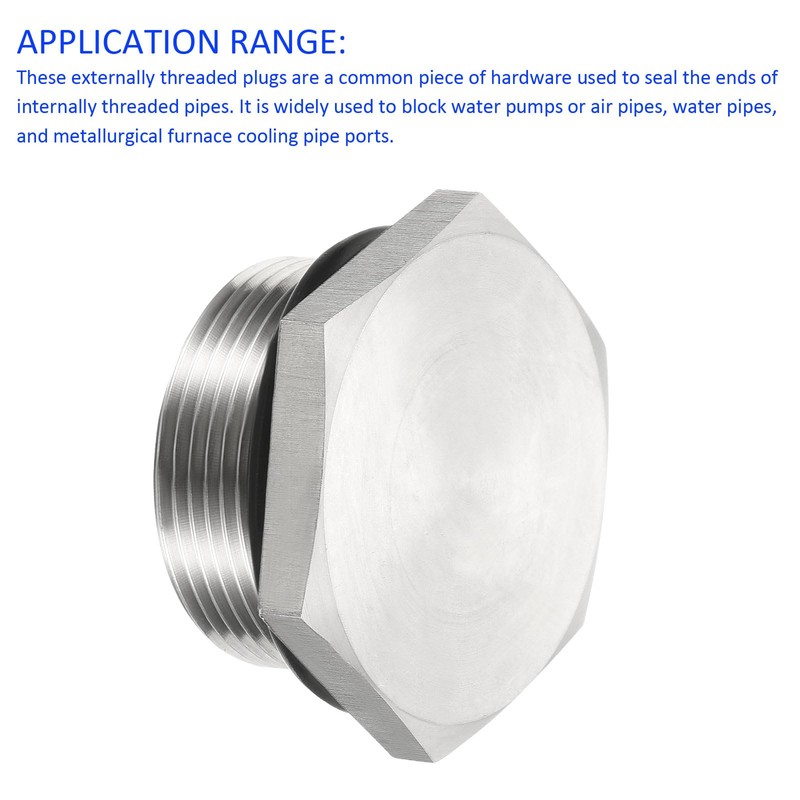 M METERXITY Male Plug - Thread Hexagon Head Socket Solid