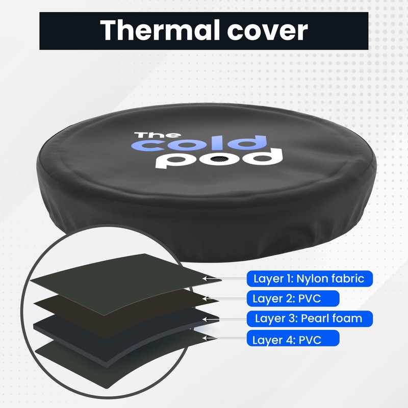 The Cold Pod Ice Bath Tub for Athletes with Cover:
