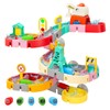 Bath Toys for Toddlers, 51pcs Traffic Themed Water Slide Track