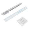 10pcs Microblading Tattoo Marker Pen Gray Skin Marker Pen Paper