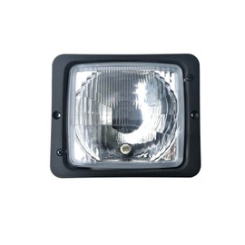 Headlight 12 V 24 V E20 IP54 with High Beam, Position Light and Low Beam for Tractors, Tractors and Agricultural Machinery