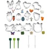 Title: Easter Delights! 12-Piece Animal Cracker Cookie Cutter Set –