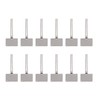 12pcs Stainless Steel Toothpaste Key Squeezer Rollers Ergonomic Heavy Duty