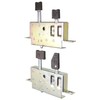 LIXIL Parts, Window and Sash Parts, Lock, Rain Door: Rain Door Lock [C1X71], Silver [C1X71]