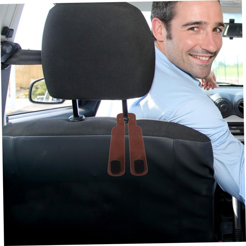 ULTECHNOVO Car Seat Headrest Hook Phone Holder Car Mount Hidden