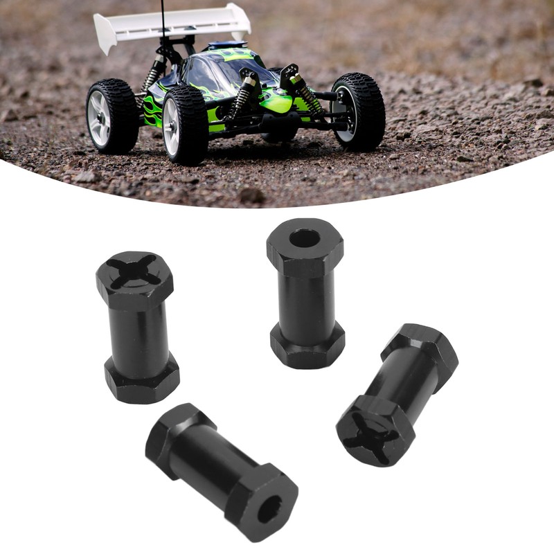 4 Pcs RC Hex Hub 12mm Diameter 25mm Length Enhance