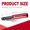 ColumPRO 10PCS 1/4" Strong Magnetic Extension Bit Holder,Hex Shank S2