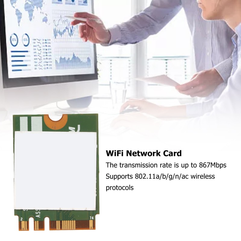 WiFi Network Card BCM94350ZAE 802.11ac Dual Band BT4.0 867Mbps M.2