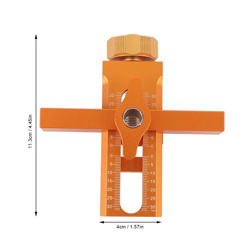 Cabinet Door Installation Positioner, Aluminum Alloy Cabinet Door Mounting Jig,