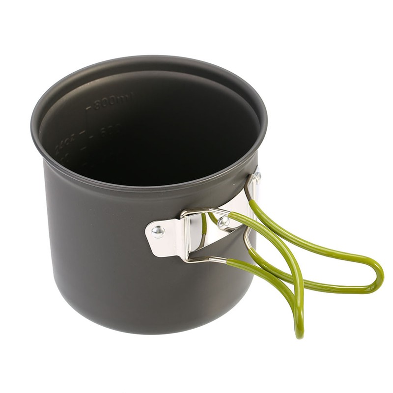 Compact Aluminium Alloy Pot Set Foldable Handgrip with Storage Bag