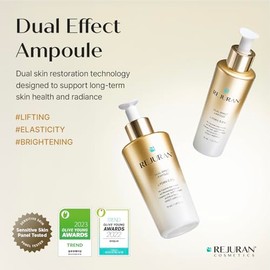 REJURAN® Ampolla de doble efecto, DOT DUAL c-PDRN® - Suero facial de ADN de salmón para rejuvenecimiento profundo, cuidado de arrugas, reafirmante y elasticidad de la piel con resultados visibles