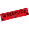 Funny Dog Leash Sleeve Please Stay Back I'm Scared of
