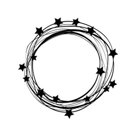 Newstamps Stamps Star Gyro Motif Stamps Made of Wood and Rubber for Cards and Gifts, Wooden Stamp for Christmas, Christmas Card, Advent, Scrapbook, Textile Stamp, Decoration, Friends