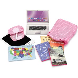 Playtime by Eimmie 18 Inch Doll Desk and Chair School Set - Classroom Accessories Included