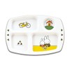 Kanto Plastic Industries RLVF001 Children's Tableware, Miffy, Square Lunch Plate,