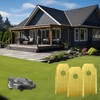FOTEEMO Robotic Lawnmower Replacement Blades Titanium, Robotic Lawnmower Blade Compatible