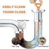 Forlivese 3 Pack 25 Inch Drain Snake,Drain Clog Remover,Sink Snake