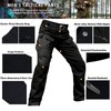 Hiwise Men's Stretch Tactical Pants Water Resistant Ripstop Cargo Pants