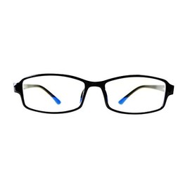 EYES PC Blue Light blocking glasses, Style 705 Black, +1.0 power. Reduce Digital Eyestrain. Blue Light Blocking up to 100% of Hazardous HEV Blue Light from LED screens. Reduces Digital Eye Strain.