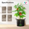 VIVOSUN 5-Pack 30 Gallons Grow Bags, Heavy Duty Thickened Nonwoven