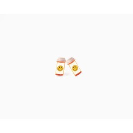 Handmade Happy Pills Stud Earrings